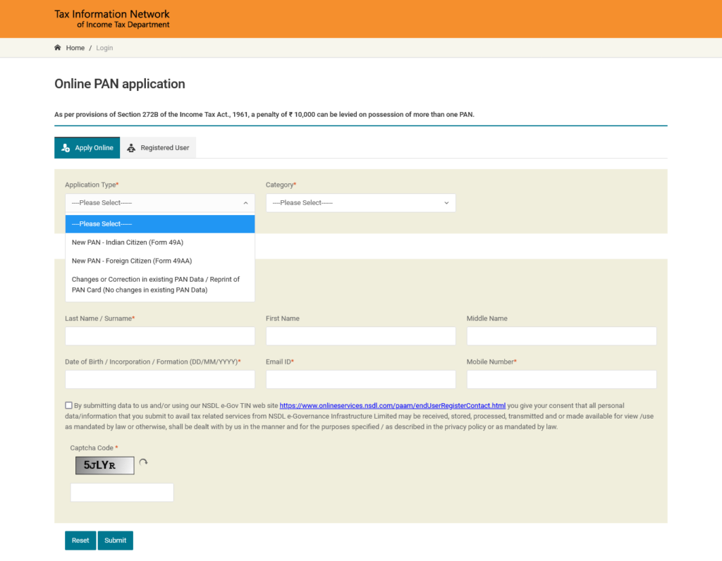 how to change father's name in pan card 